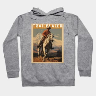 Rocky Mountain Maverick: Trailblazing Frontier Cowboy Hoodie